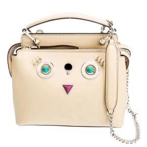 Fendi Faces Dotcom Click Medium Embellished Leather Rare Bag EXCELLENT CONDITION